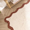 Waschbarer Teppich - Hazy Braun Creme - thumbnail 2
