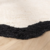 Waschbarer Teppich - Hazy Schwarz Creme - thumbnail 5