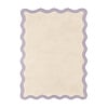 Waschbarer Teppich - Hazy Lila Creme - thumbnail 1
