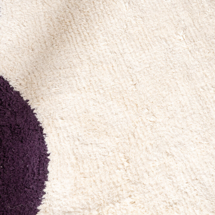 Waschbarer Teppich - Hazy Violett Creme - 3