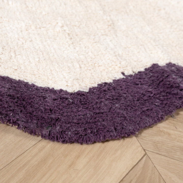 Waschbarer Teppich - Hazy Violett Creme - 5