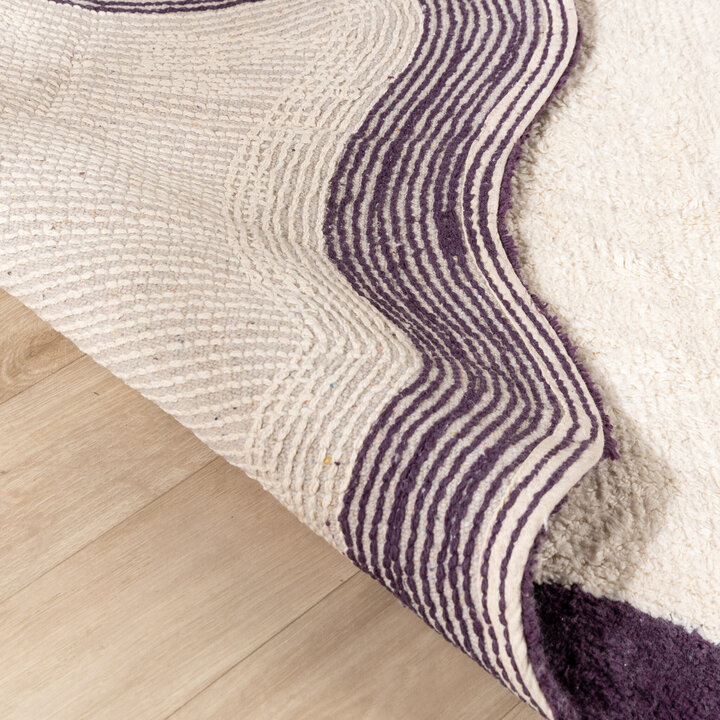 Waschbarer Teppich - Hazy Violett Creme - 6