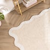 Waschbarer Teppich - Hazy Weiß Creme - thumbnail 2