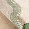 Waschbarer Teppich Rund - Hazy Grün Creme - thumbnail 6