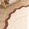 Waschbarer Teppich Rund - Hazy Braun Creme - thumbnail 2