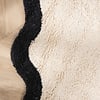 Waschbarer Teppich Rund - Hazy Schwarz Creme - thumbnail 4