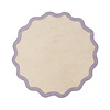 Waschbarer Teppich Rund - Hazy Lila Creme - thumbnail 1