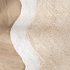 Waschbarer Teppich Rund - Hazy Weiß Creme - thumbnail 4