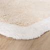 Waschbarer Teppich Rund - Hazy Weiß Creme - thumbnail 5