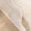 Waschbarer Teppich Rund - Hazy Weiß Creme - thumbnail 6