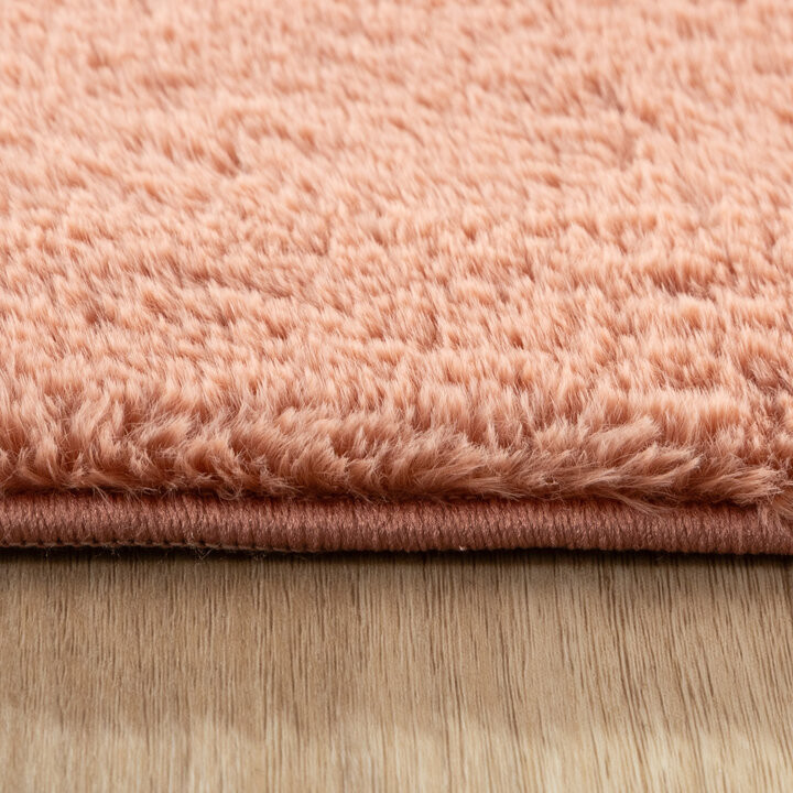 Flauschiger Teppich - Cozy Rosa - 5