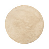 Flauschiger Teppich Rund - Cozy Beige - thumbnail 1