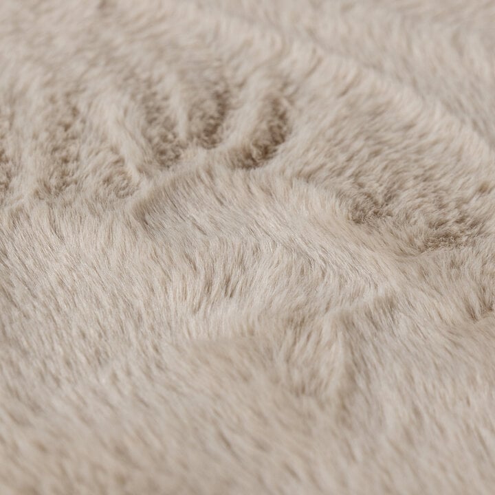 Flauschiger Teppich Rund - Cozy Beige - 3