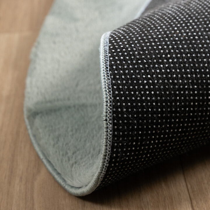 Flauschiger Teppich - Cozy Pebble Grün - 5