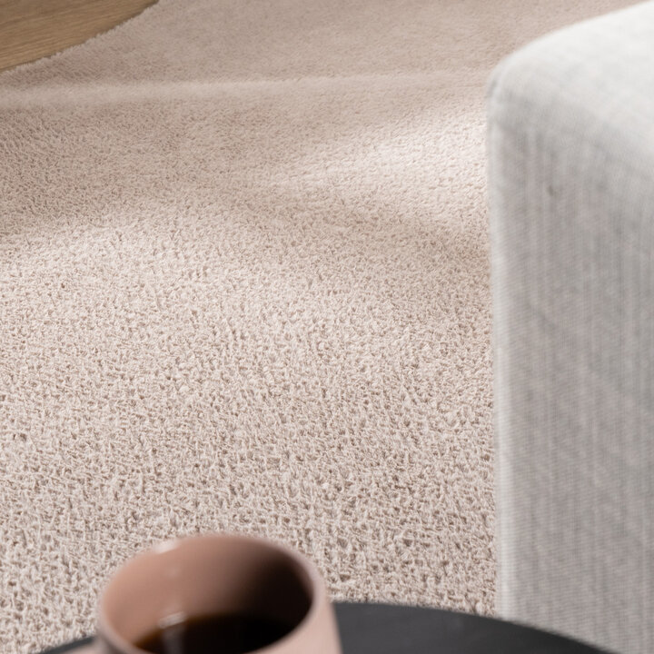 Flauschiger Teppich - Cozy Pebble Taupe - 1