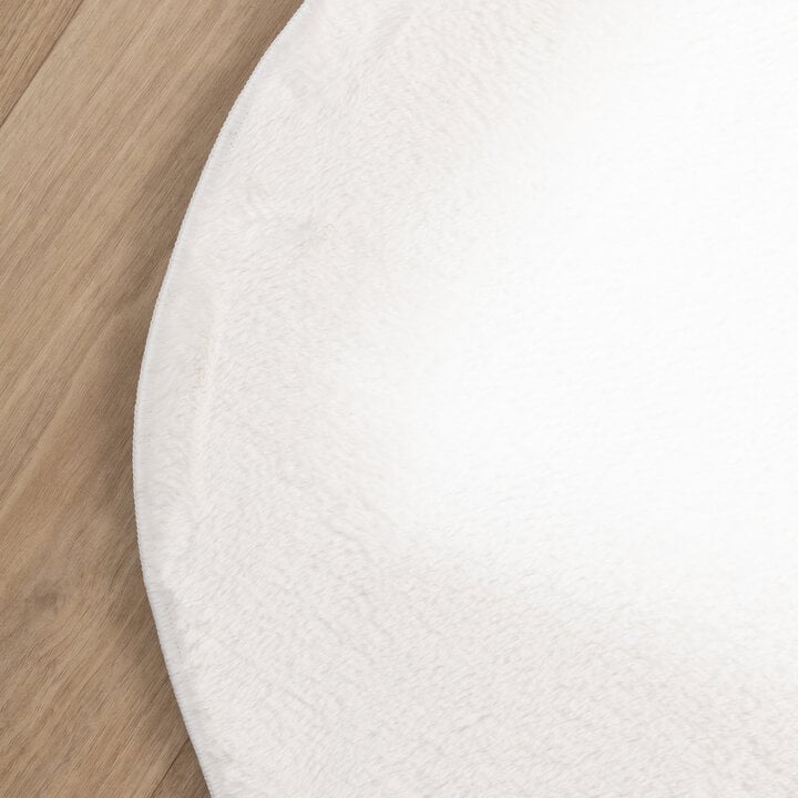 Flauschiger Teppich - Cozy Pebble Weiß - 3