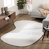 Flauschiger Teppich - Cozy Ripple Weiß - thumbnail
