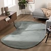 Flauschiger Teppich - Cozy Ripple Grün - thumbnail