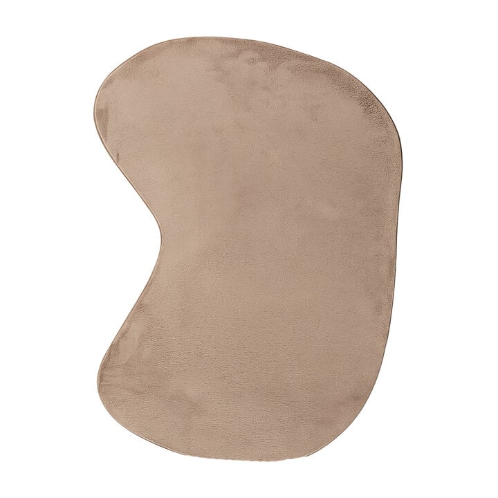 Flauschiger Teppich - Cozy Ripple Taupe - 1