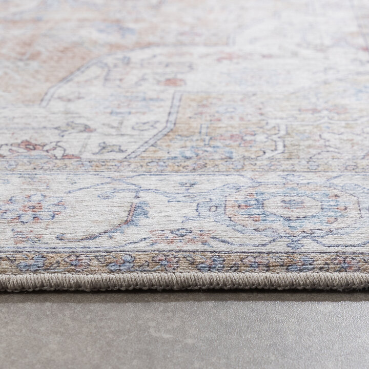 Waschbarer Läufer - Domingo Mandala Beige - 5