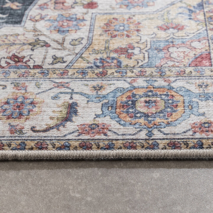 Waschbarer Läufer - Domingo Mandala Dunkelgrün - 5