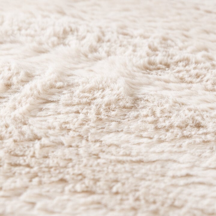 Flauschiger Teppich - Cozy Ripple Creme - 3