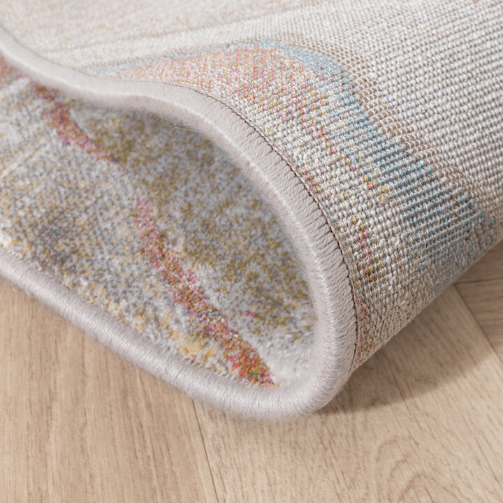 Teppich Abstrakt - Xavier Wave Blau Rot - 6