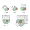 Wollteppich Rund - Reno Braun - thumbnail 7