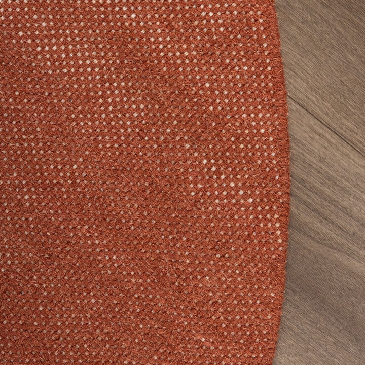 Wollteppich Rund - Reno Terracotta - 4