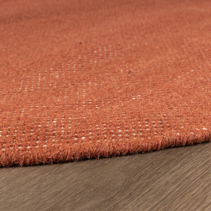 Wollteppich Rund - Reno Terracotta - 5