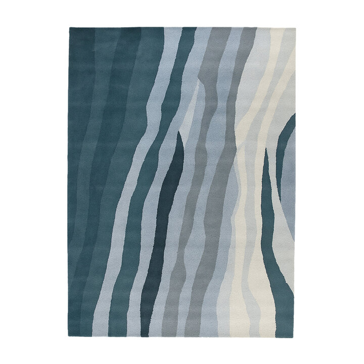 Wollteppich - Liora Blau - 1
