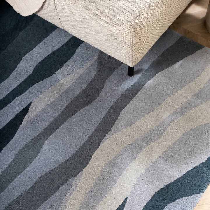 Wollteppich - Liora Blau - 2