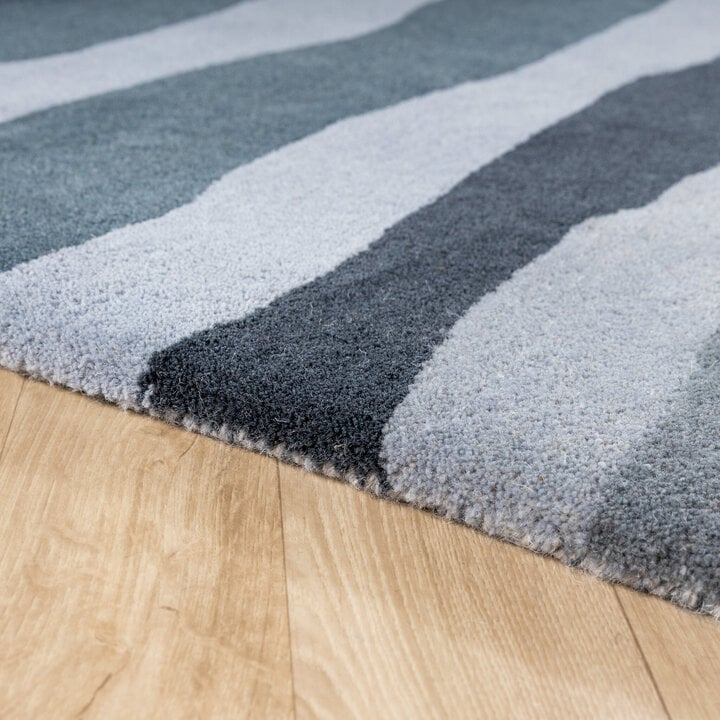 Wollteppich - Liora Blau - 5