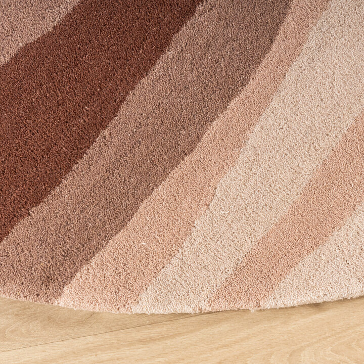 Wollteppich Rund - Liora Rosa - 4