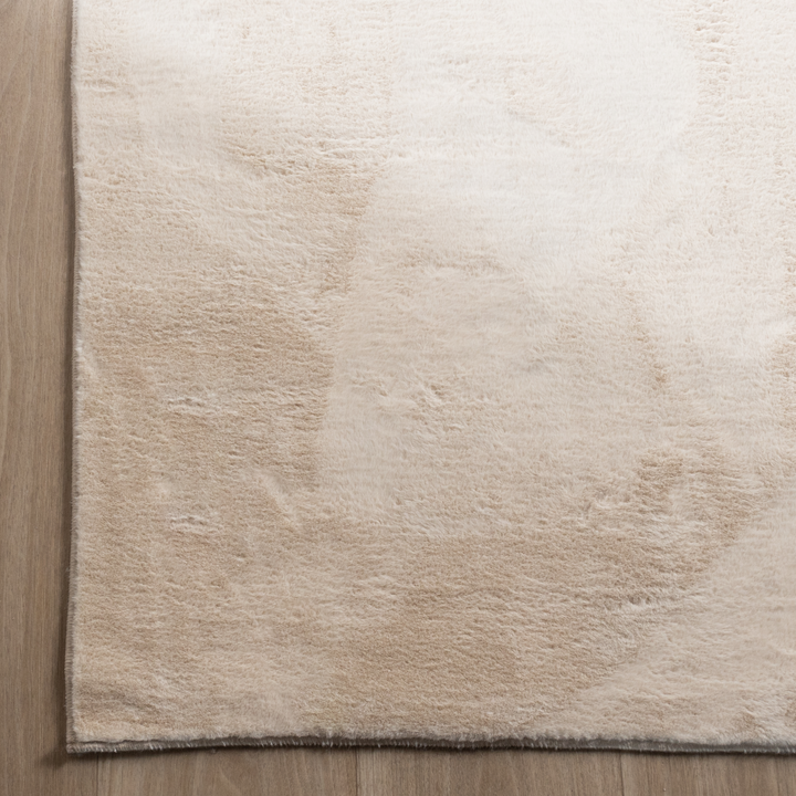 Flauschiger Teppich - Cozy Creme - 4