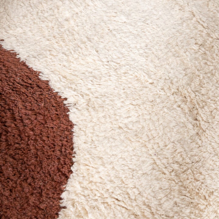 Waschbarer Läufer - Hazy Braun Creme - 3