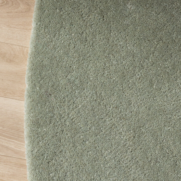 Wollteppich Rund - Vienna Grün - 4