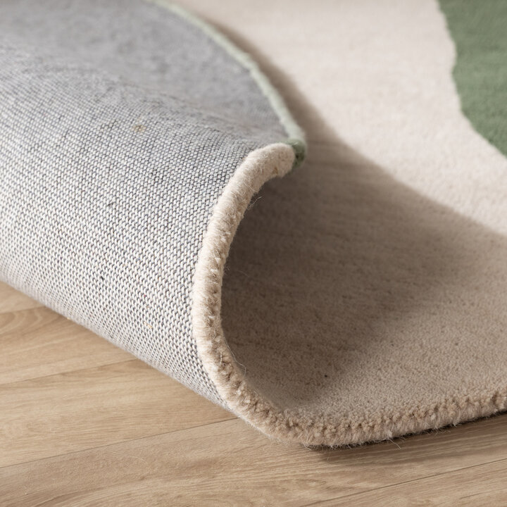 Wollteppich Rund - Vienna Grün - 6