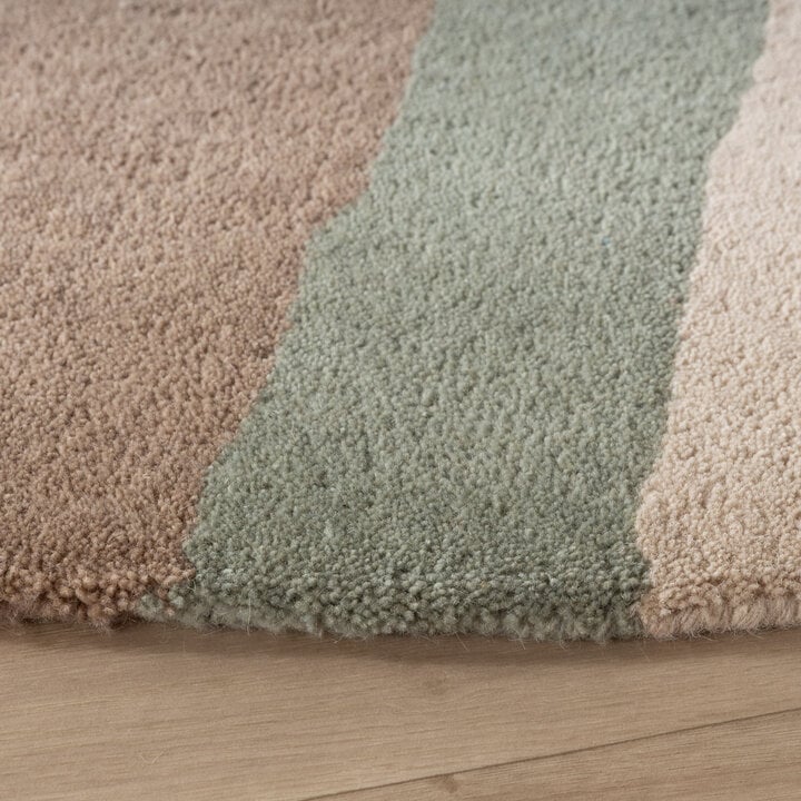 Wollteppich Rund - Vienna Mintgrün - 5