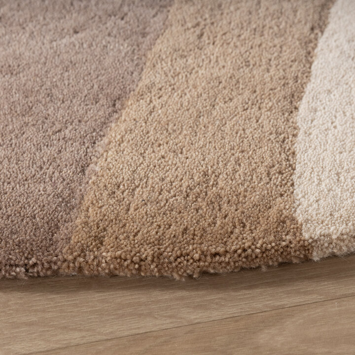 Wollteppich Rund - Vienna Beige - 5