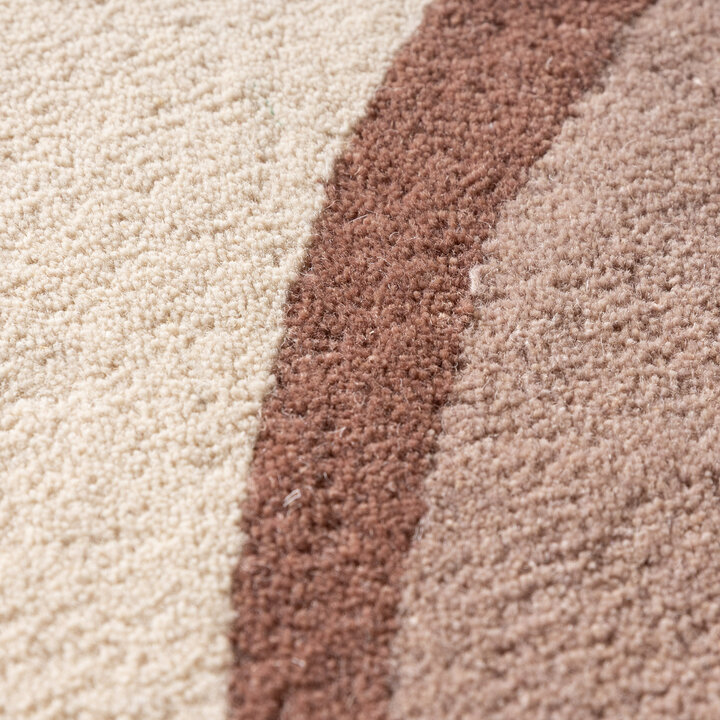 Wollteppich Rund - Vienna Rosa - 3