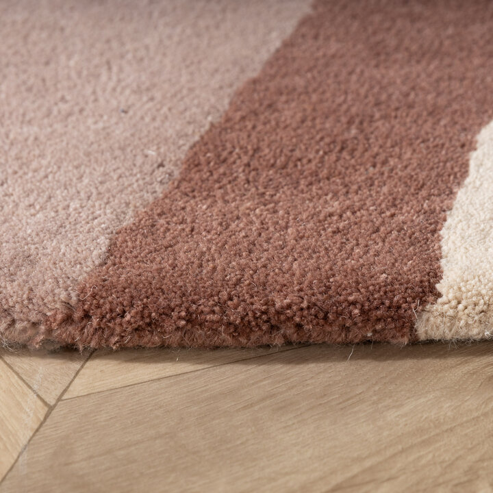 Wollteppich Rund - Vienna Rosa - 5