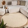 Teppich Skandinavisch Rund - Lova Arches Beige - thumbnail