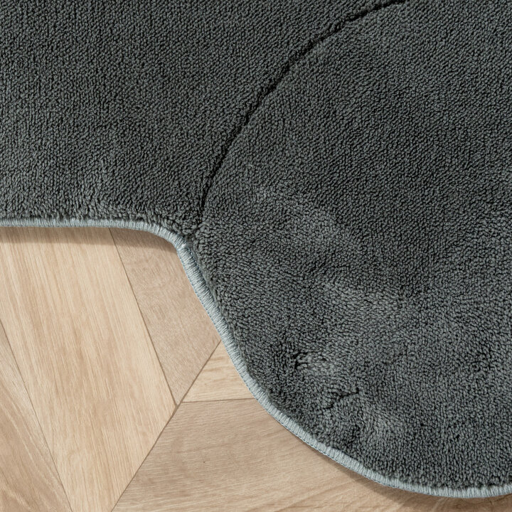 Kinderteppich Waschbar - Coco Auto Dunkelgrün  - 3