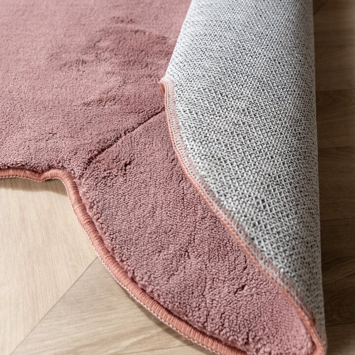 Kinderteppich Waschbar - Coco Auto Dunkelrosa - 5