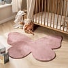 Kinderteppich Waschbar - Coco Schmetterling Dunkelrosa - thumbnail