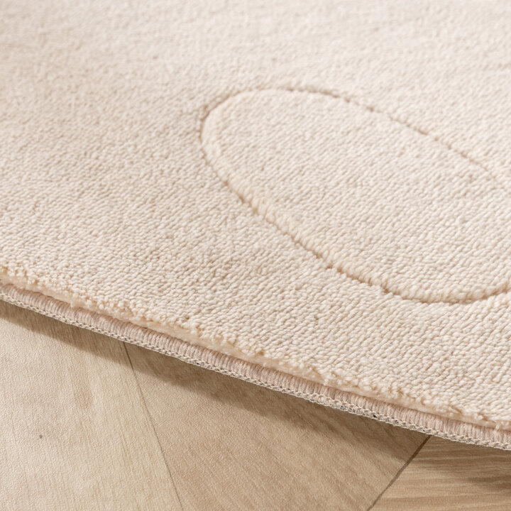 Kinderteppich Waschbar - Coco Erdbeere Beige - 4