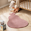 Kinderteppich Waschbar - Coco Birne Dunkelrosa - thumbnail