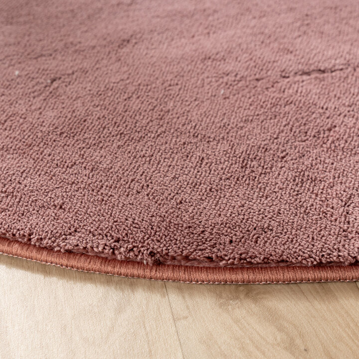 Kinderteppich Waschbar - Coco Birne Dunkelrosa - 4