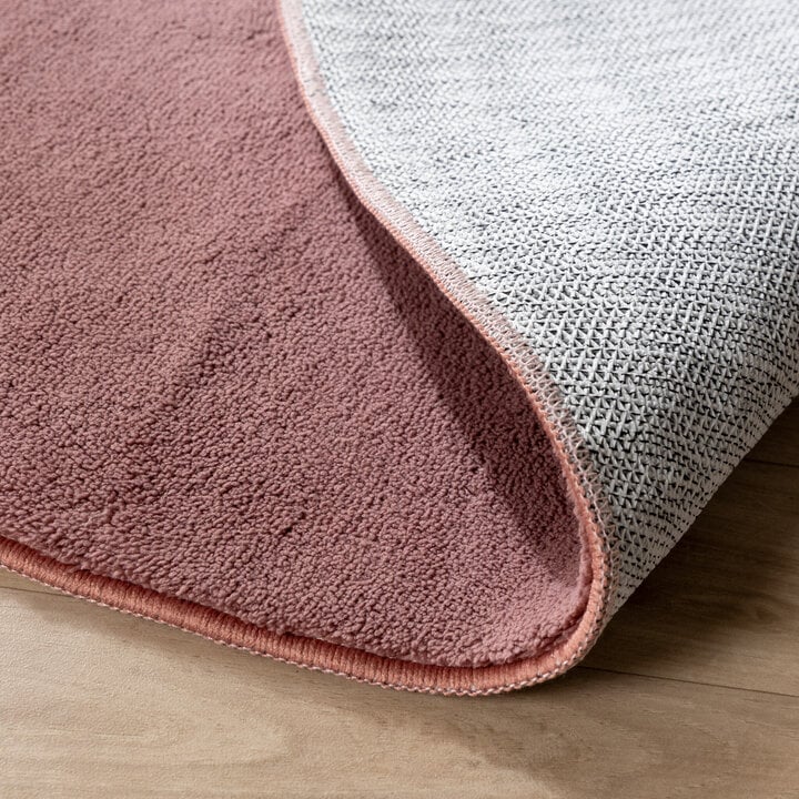 Kinderteppich Waschbar - Coco Mond Dunkelrosa - 5